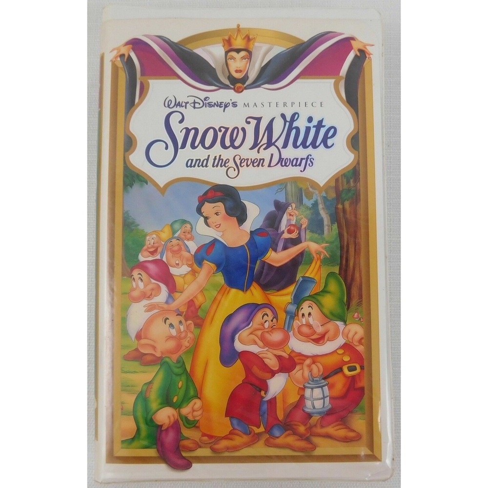 Walt Disney 's‎ Masterpiece Snow White and the Seven Dwarfs VHS 1994 # 1524